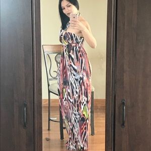 XOXO multicolored summer maxi dress